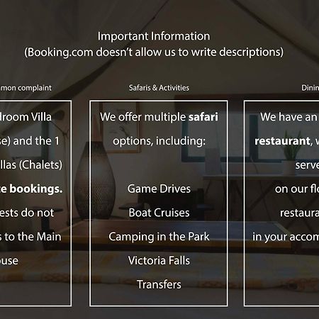 Chobe House Villa And Chalets Касане Екстериор снимка